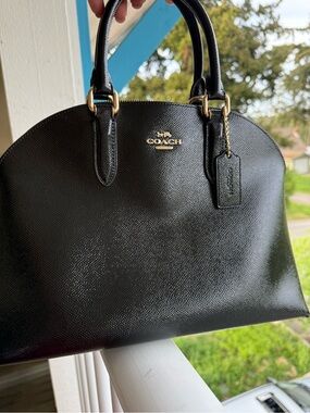 NWOT COACH QUINN GROSSGRAIN SATCHEL BAG